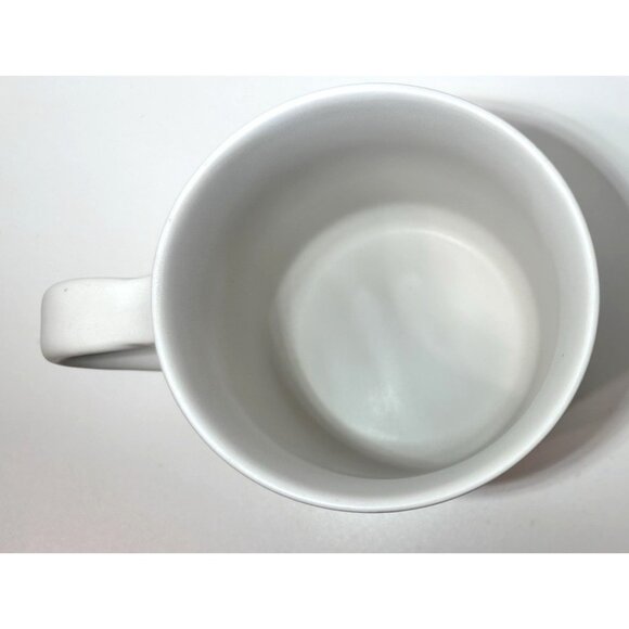 Pottery Barn Holly Alphabet Mug Letter S Christmas Holiday White Oversized 20oz - Picture 3 of 7